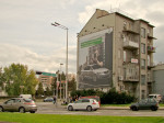 Južno pročelje na početku Zagrebačke avenije kao reklamni pano [GP 2013.]