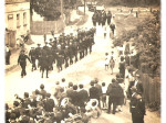 Svečana povorka Vatrogasne milicije na Rudeškoj cesti (oko 1955.)
