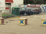Neuobičajena trojka prepreka protiv parkiranja na Trešnjevačkom trgu [GP 2014.]