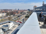 Zapadni kolodvor gledan s terase zgrade u Magazinskoj ulici - pogled prema istoku [VR 2015.]