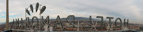 Panoramski pogled s najvišeg kata hotela "Panorama" prema sjeveru [GP 2015.]