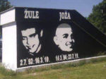 In memoriam mural za Žulu i Jožu u Vrbanima [AB 2011.]