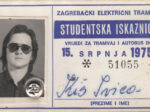 Godišnja studentska iskaznica ZET-a za 1975. godinu [IK 2020.]