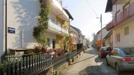 Mjesto ploče za Draganićku ulicu na križanju s Rudeškom cestom (21.03.2020.) [VR 2020.]