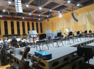 Studio u kojem je trajala proba Simfonijskog orkestra HRT-a. [VR 2023.]