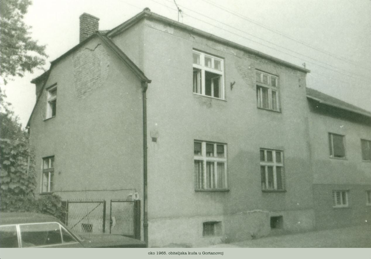 oko 1965. obiteljska kuća u Gortanovoj [GB 2023.]