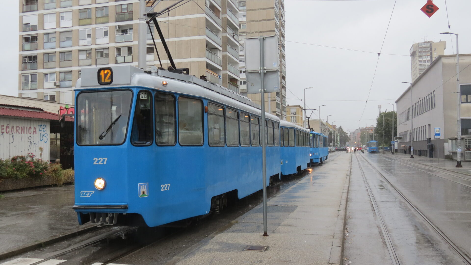 Tramvajska vozila na trešnjevačkim ulicama, ovih dana i godina