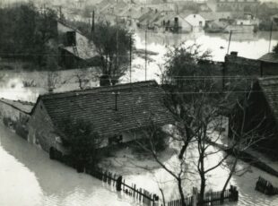 Snimljeno negdje na Trešnjevki u vrijeme poplave 1964. [FB-ZG 2025.]