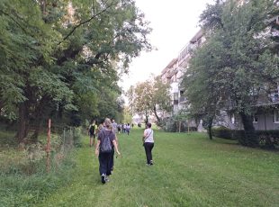 Uz zgrade Trnskog, robom pojasa vrtova. [DF 2025.]